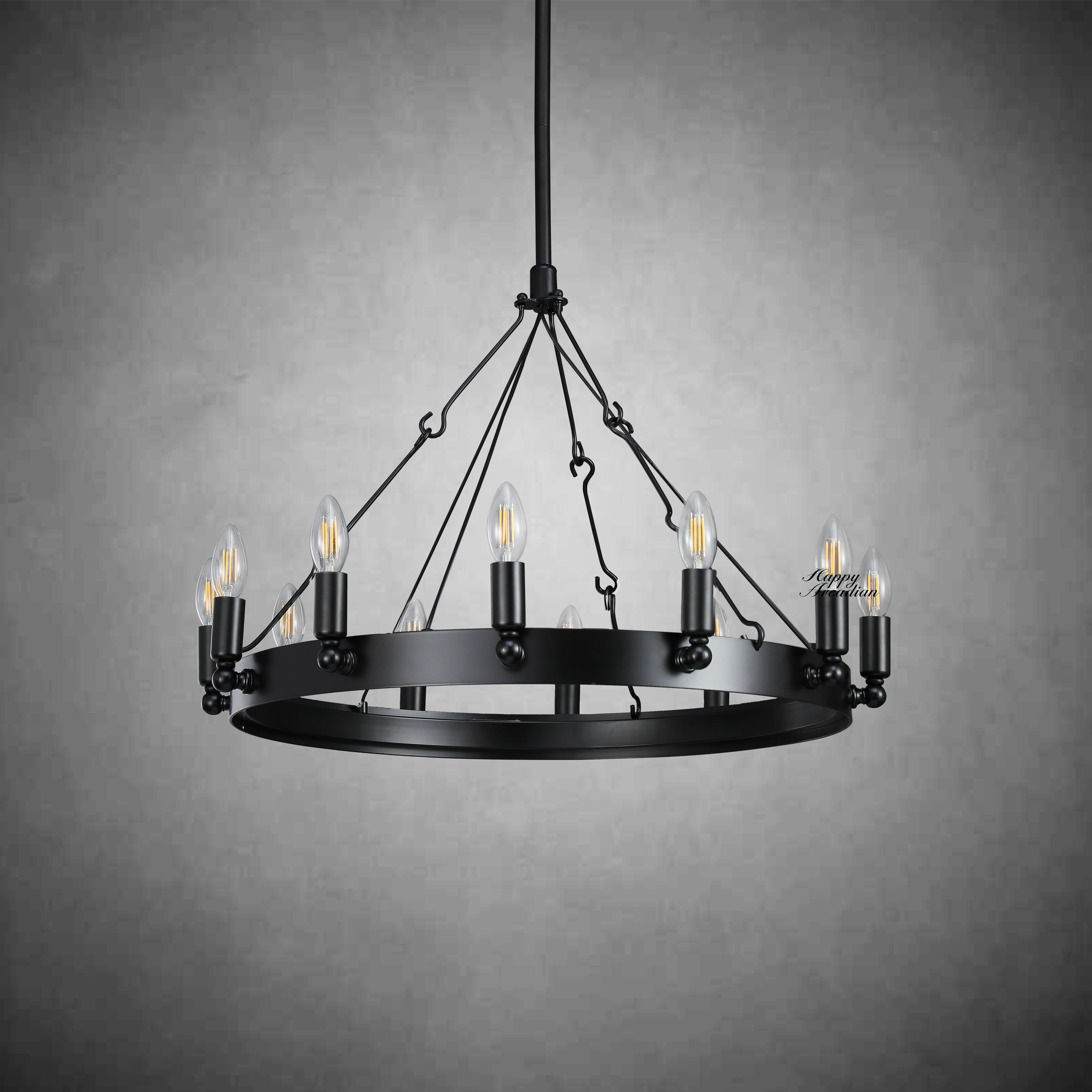 HA Radiant Vintage Lamps, Outdoor Chandelier Lighting