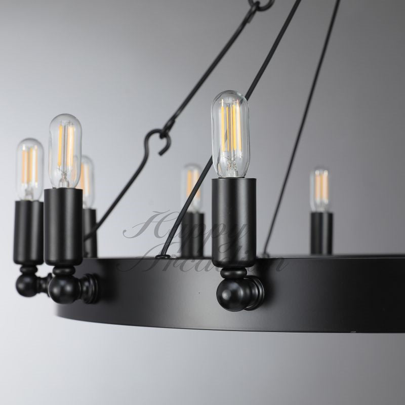 Radiant Series Vintage Filament Chandelier