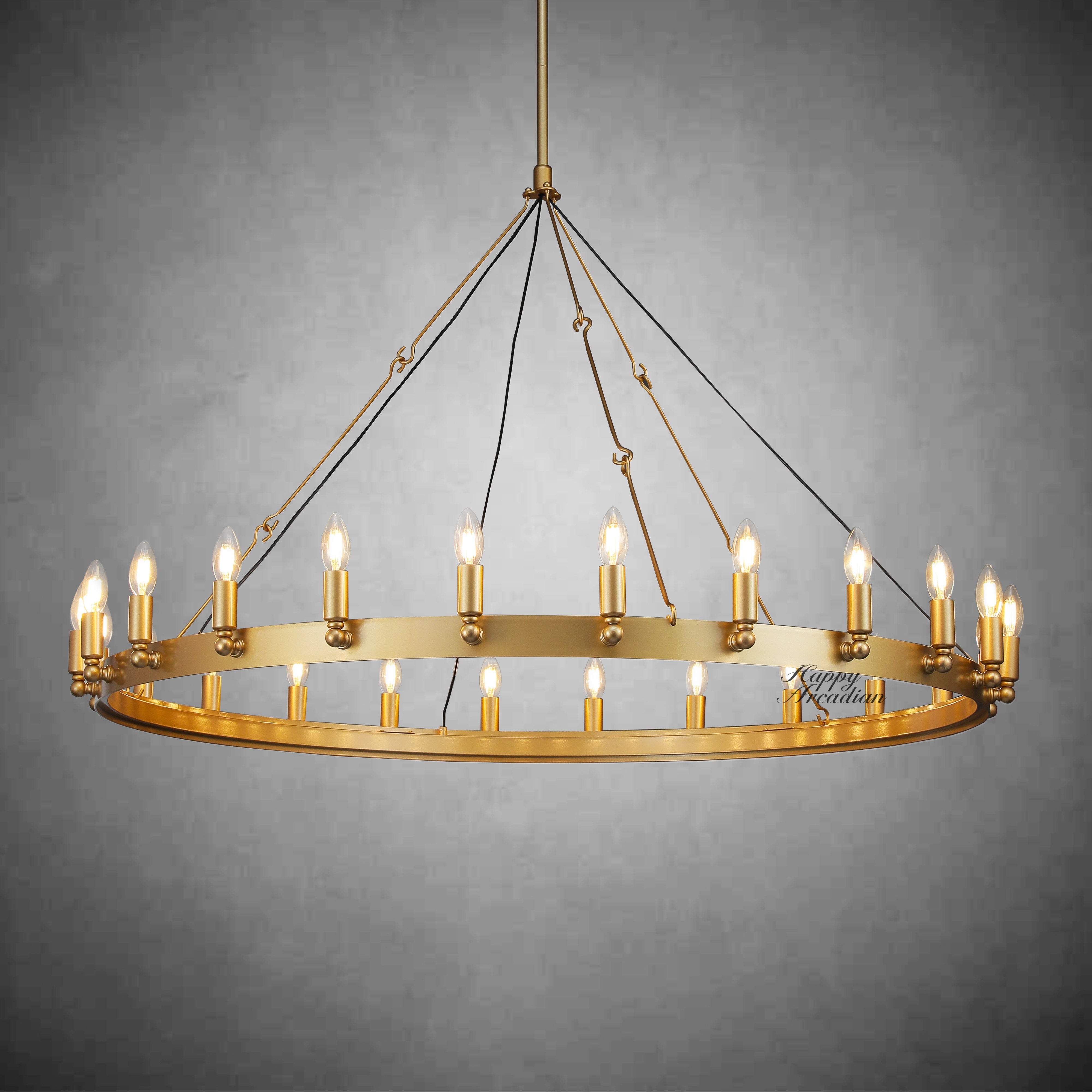 HA Radiant Vintage Lamps, Outdoor Chandelier Lighting