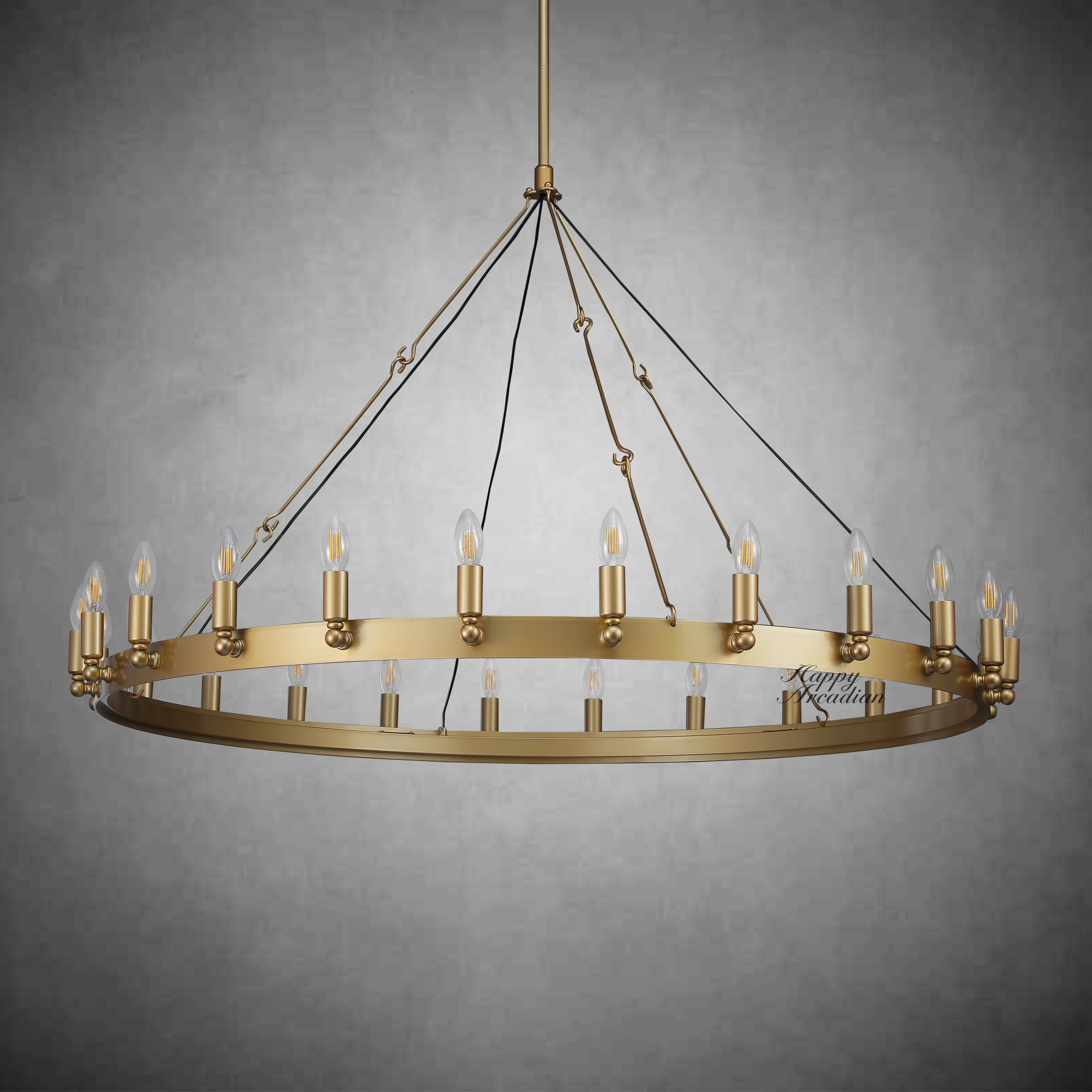 HA Radiant Vintage Lamps, Outdoor Chandelier Lighting