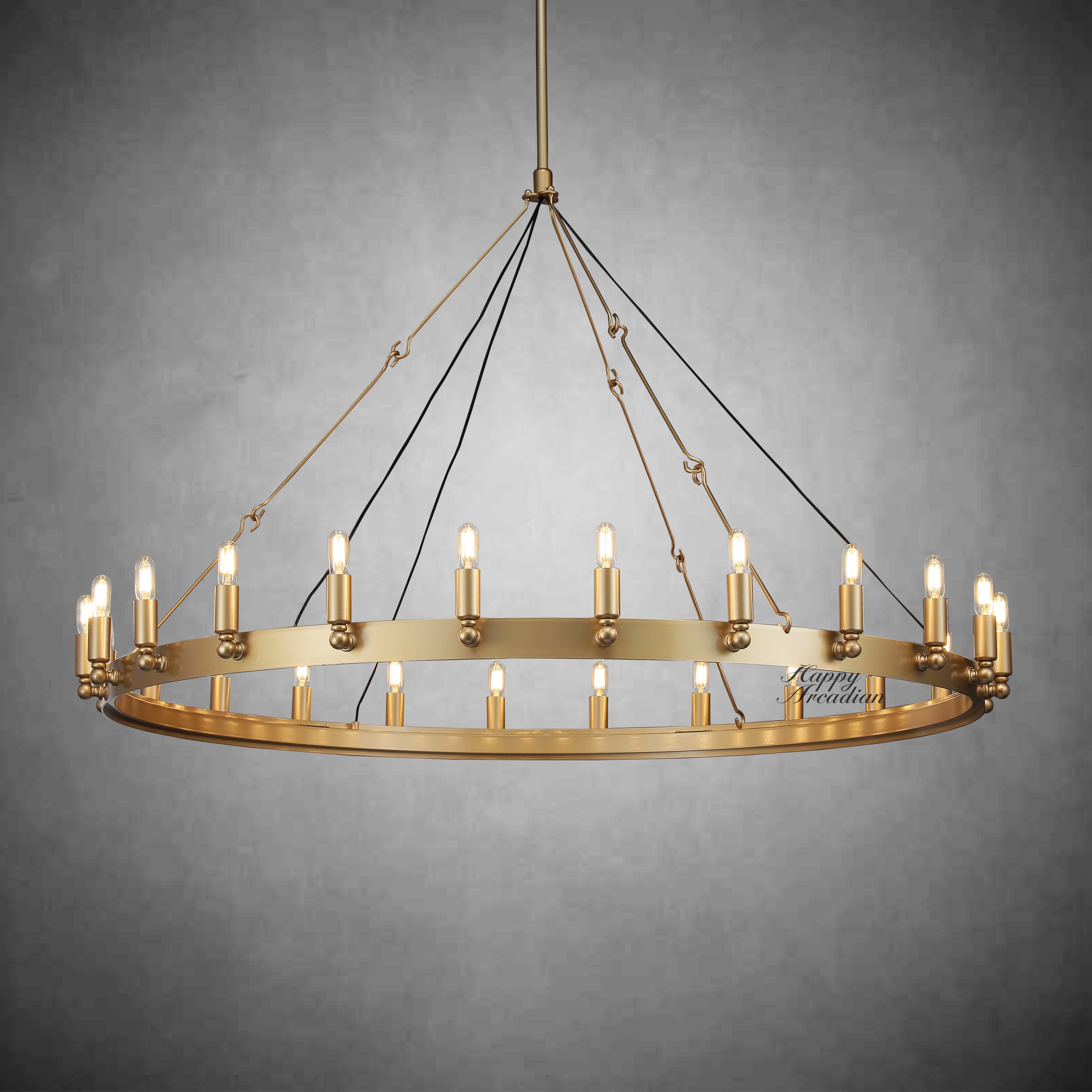 HA Radiant Vintage Lamps, Outdoor Chandelier Lighting