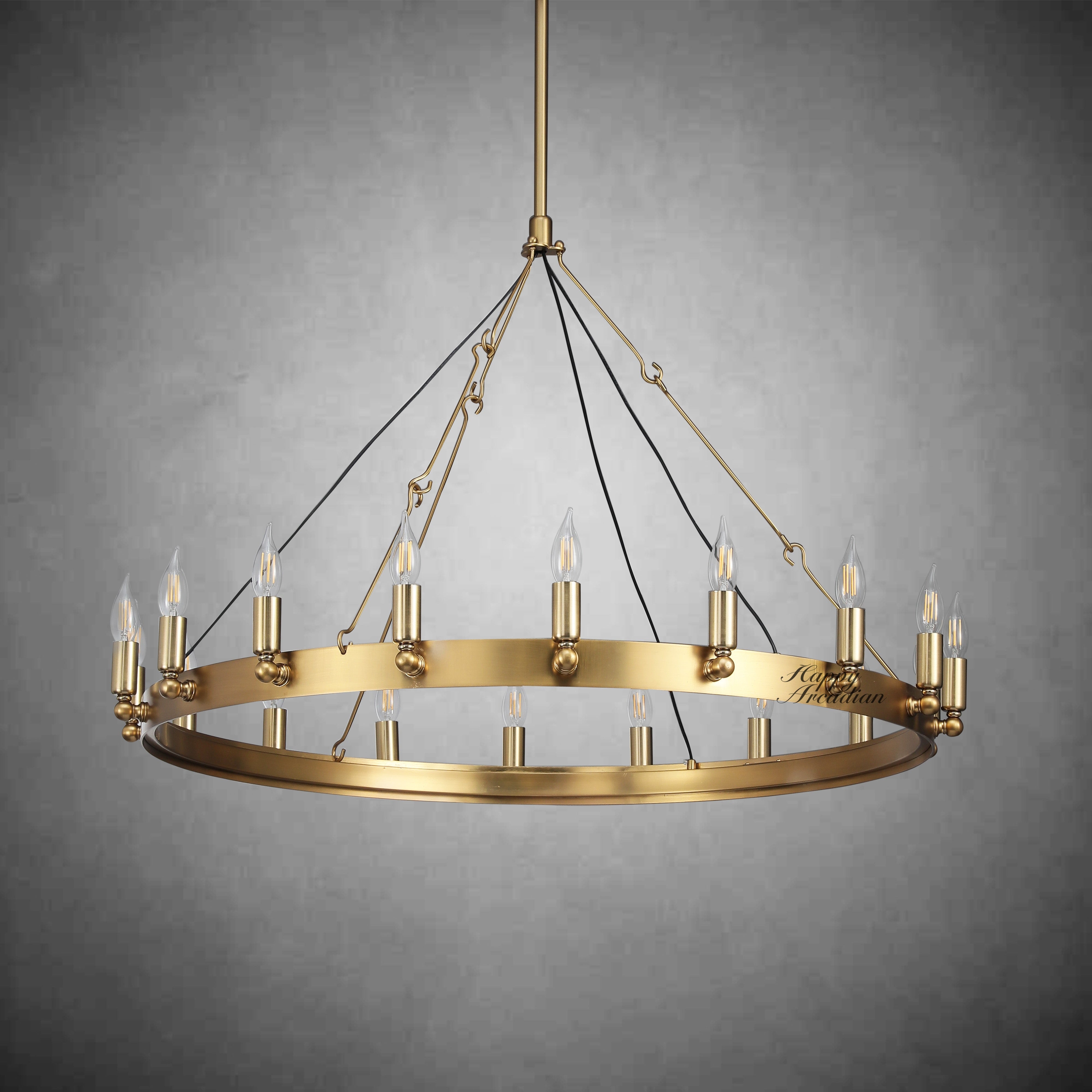 HA Radiant Vintage Lamps, Outdoor Chandelier Lighting