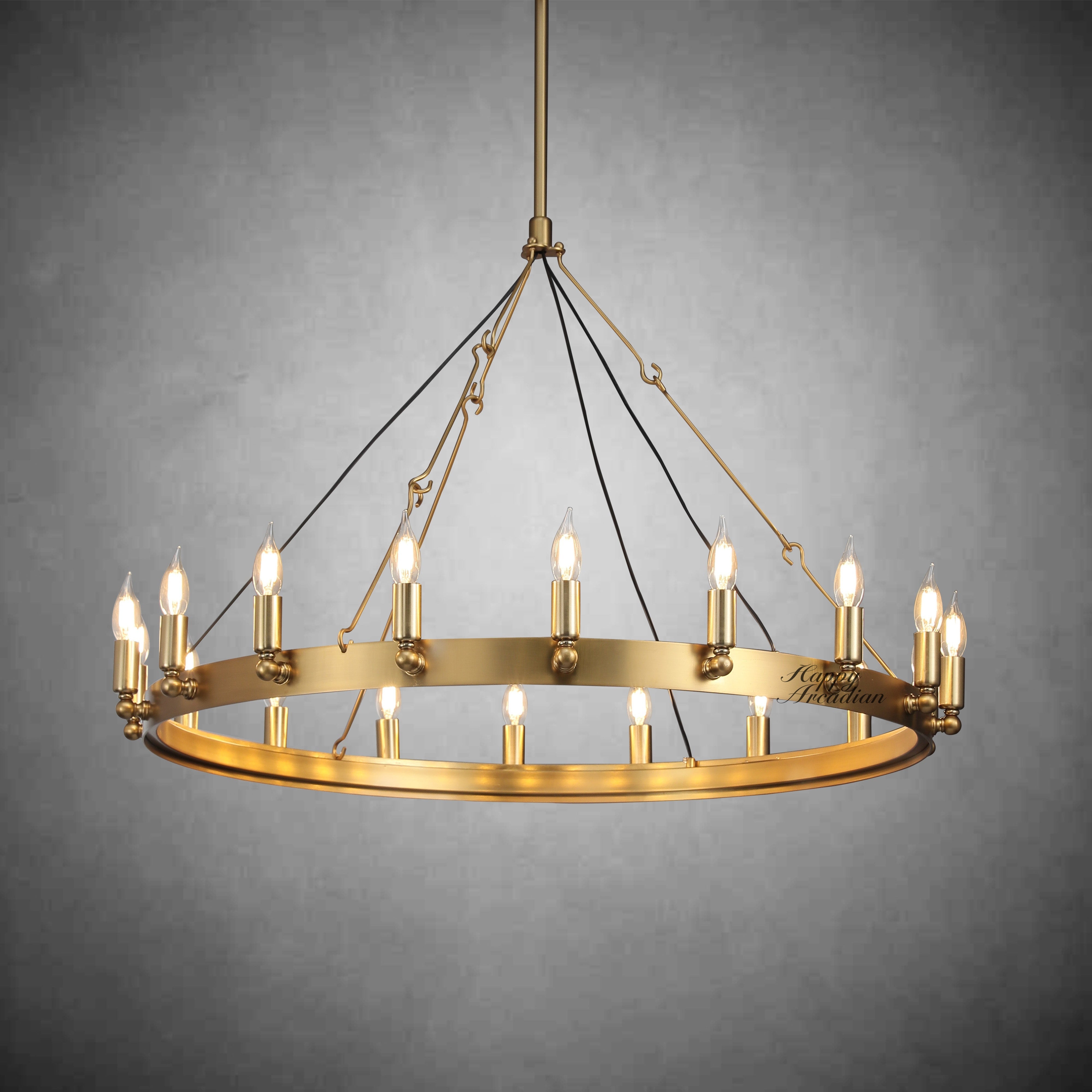 HA Radiant Vintage Lamps, Outdoor Chandelier Lighting