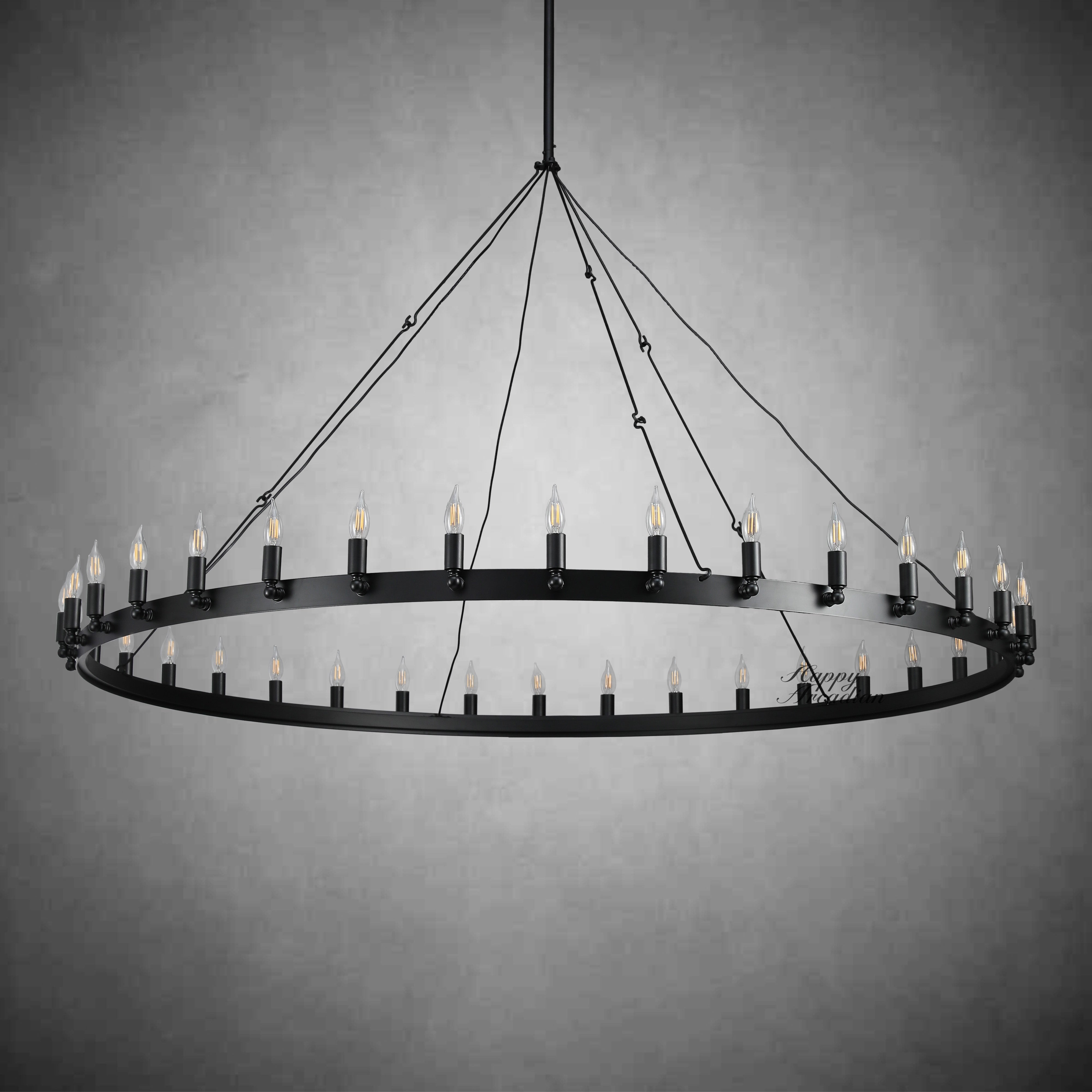 Radiant Series Vintage Filament Chandelier