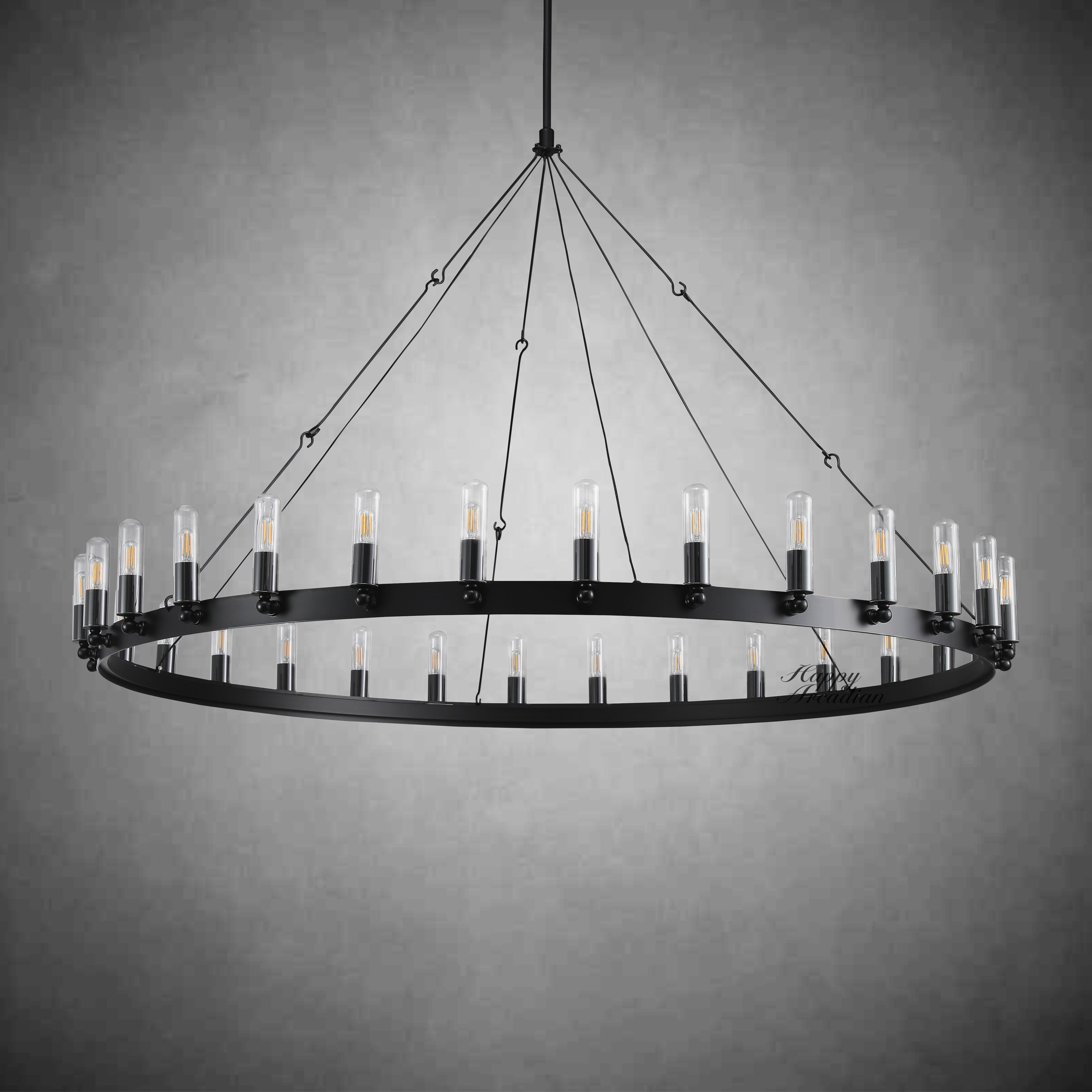 HA Radiant Vintage Lamps, Outdoor Chandelier Lighting