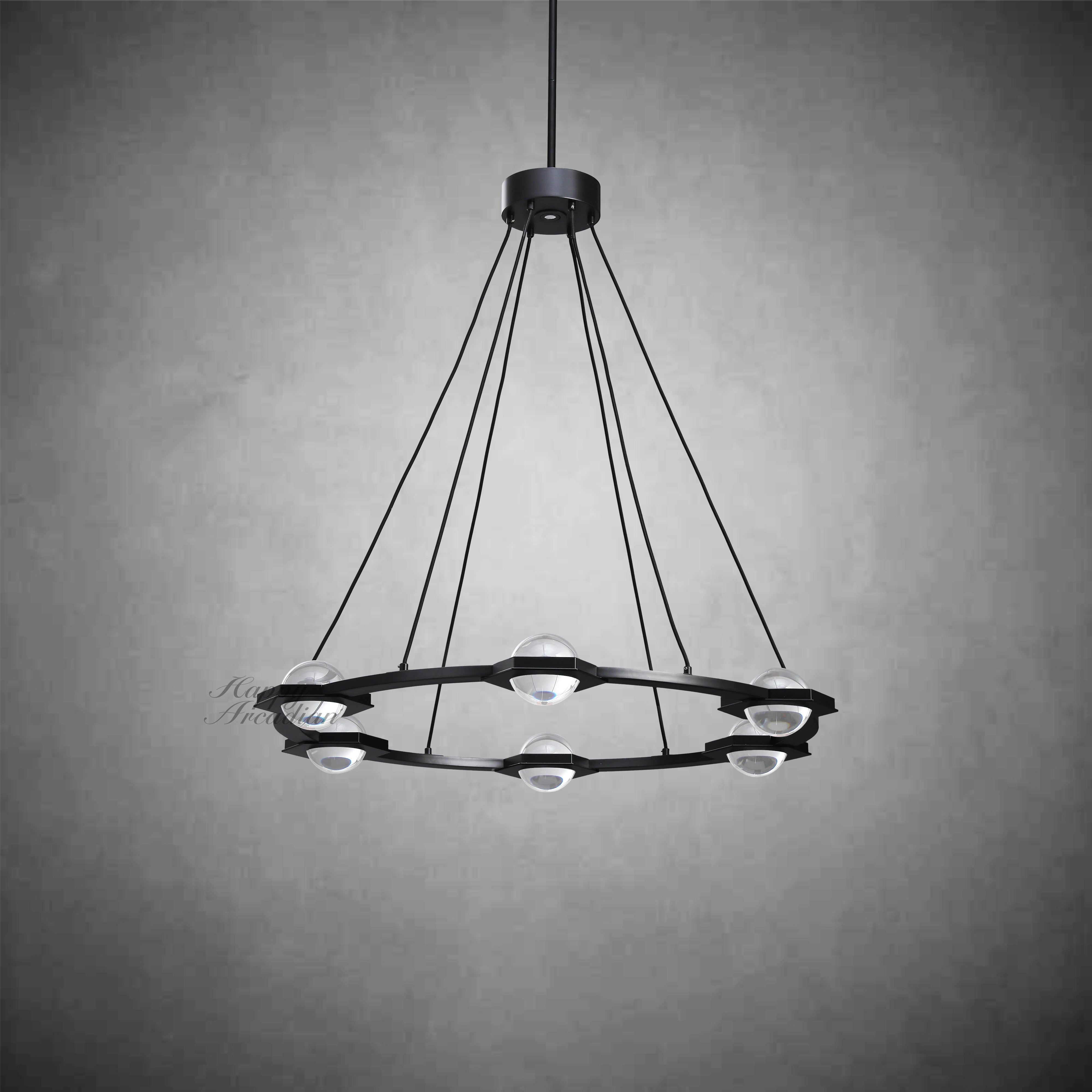 Celestra Crystal Ball Round Chandelier 36"48''60''