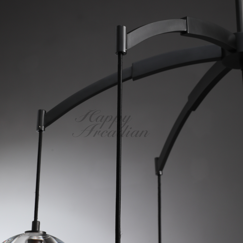 Hemis Modern Glass Round Chandelier 36''48''60‘’