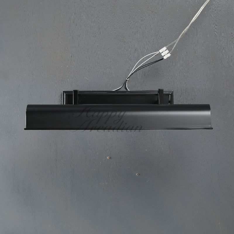 Ronan Metal Linear Outdoor Wall Sconce, Metal Industrial Wall Lamps
