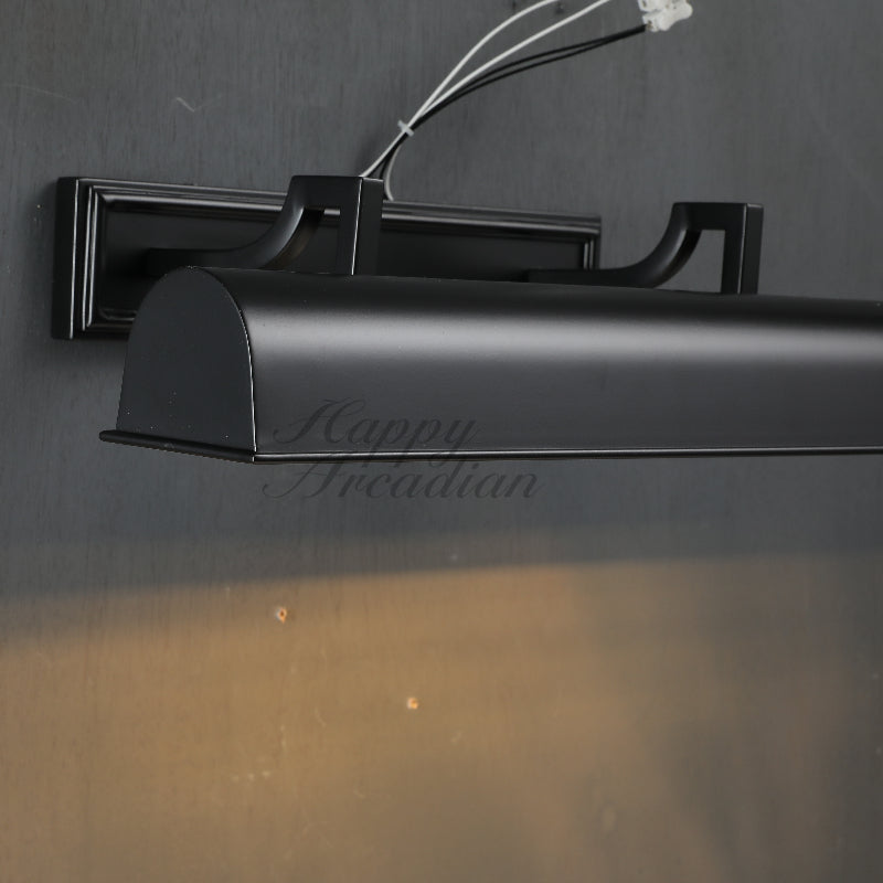 Ronan Metal Linear Outdoor Wall Sconce, Metal Industrial Wall Lamps