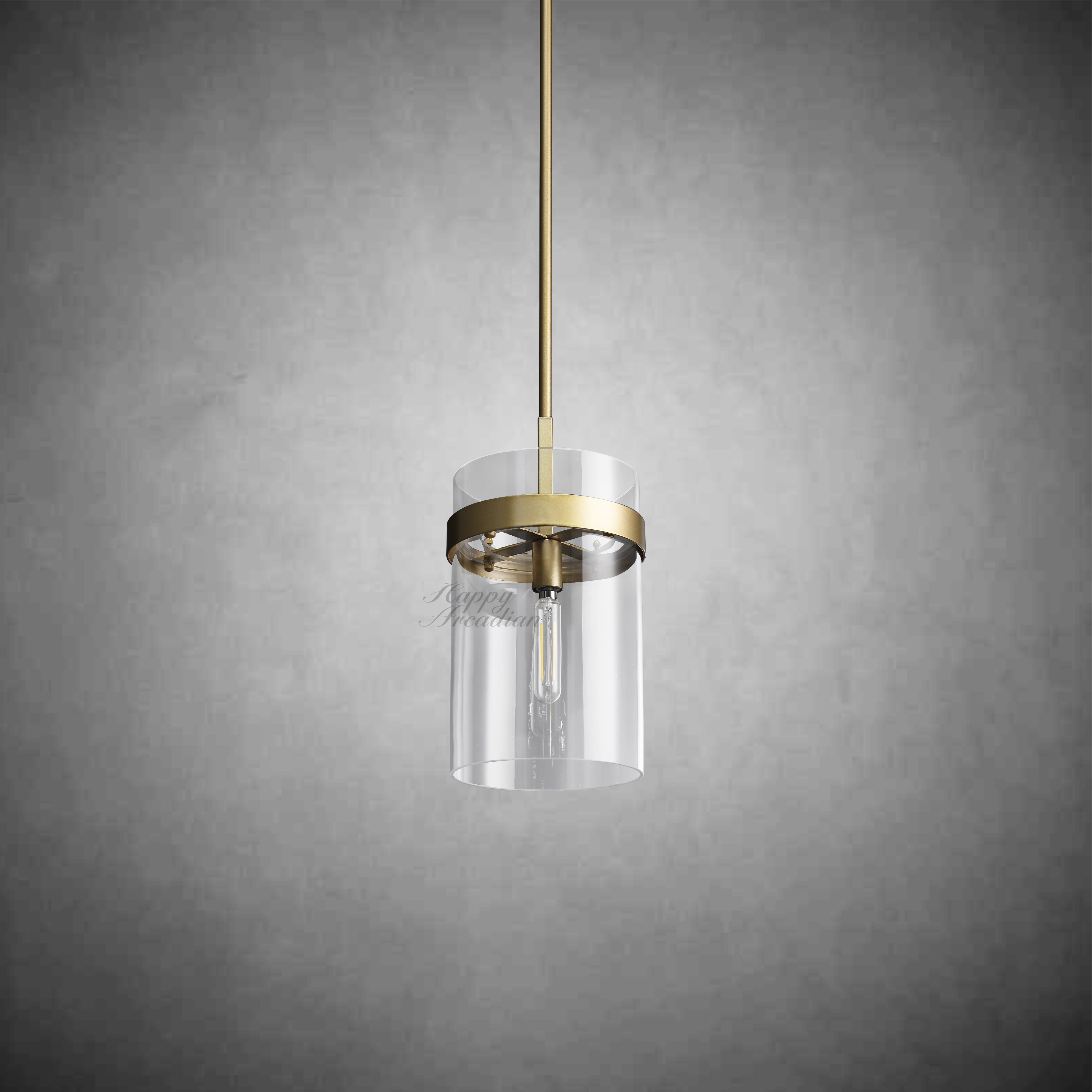 HA Rebecca Glass Pendant Lamp Fixture 12"/10"/8"