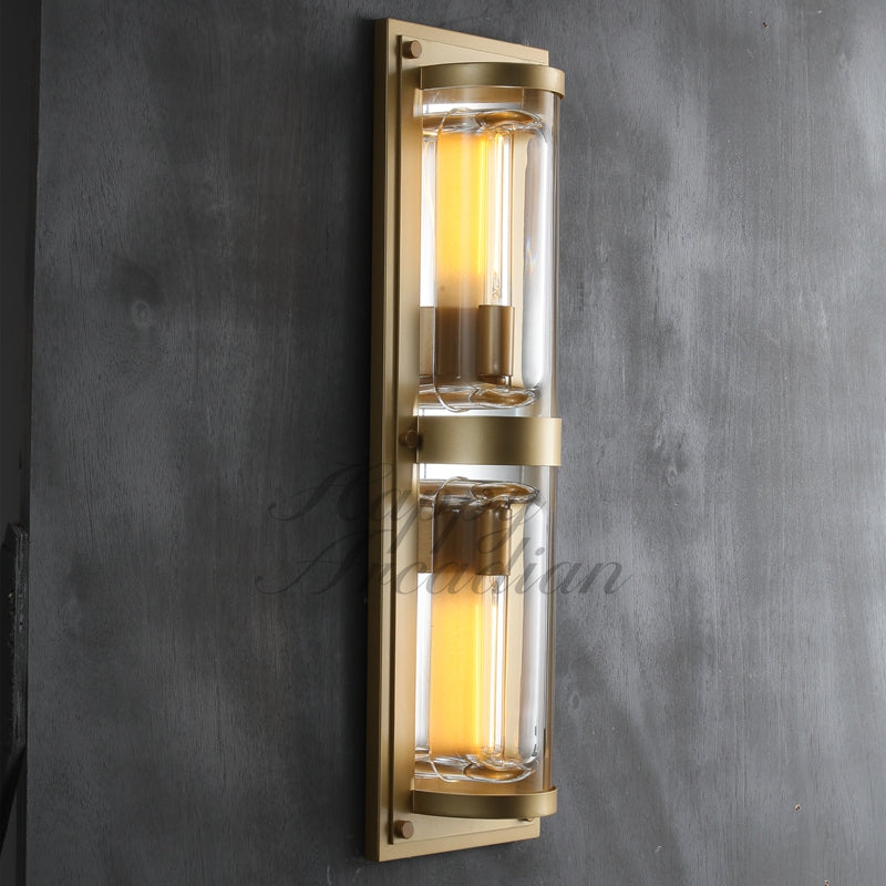 Elowen Glass Wall Sconce, Indoor Wall Lamp Fixture