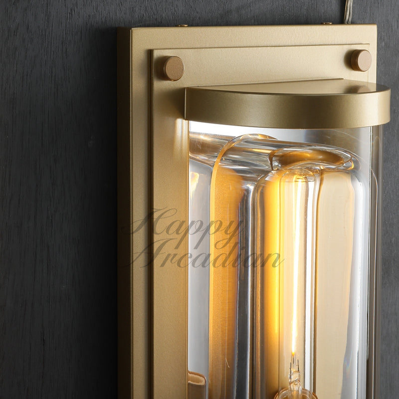 Elowen Glass Wall Sconce, Indoor Wall Lamp Fixture