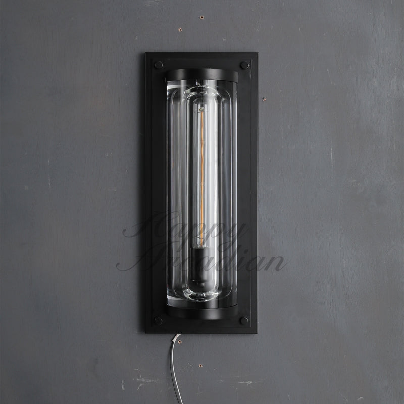 Elowen Glass Wall Sconce, Indoor Wall Lamp Fixture