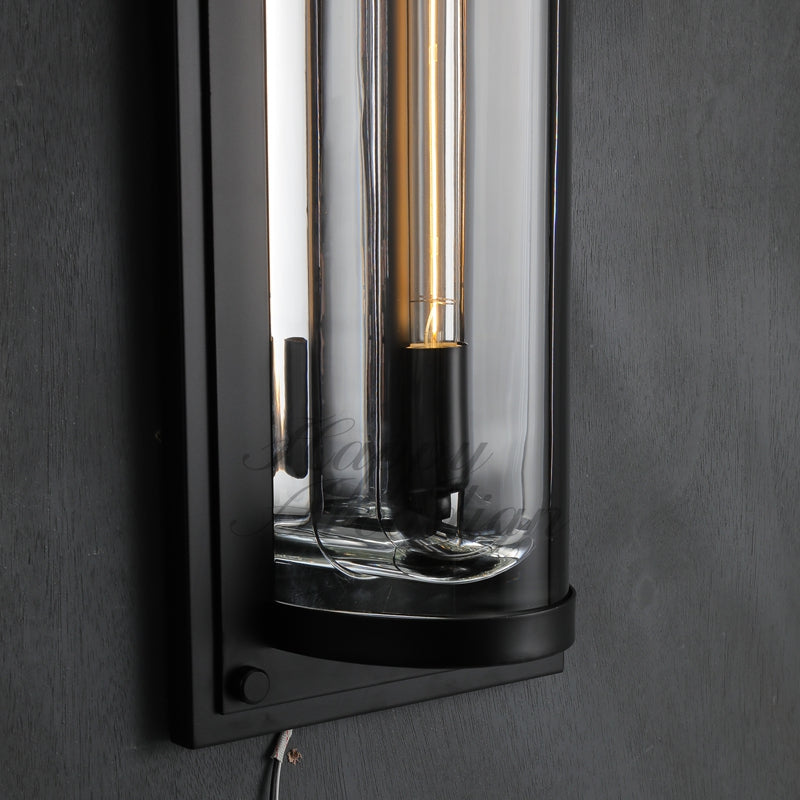 Elowen Glass Wall Sconce, Indoor Wall Lamp Fixture