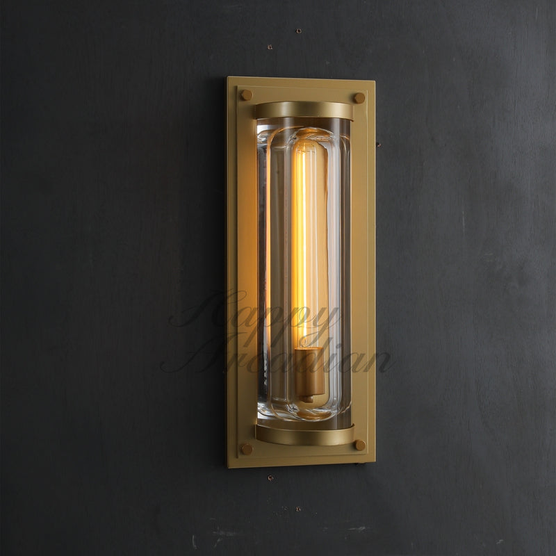 Elowen Glass Wall Sconce, Indoor Wall Lamp Fixture