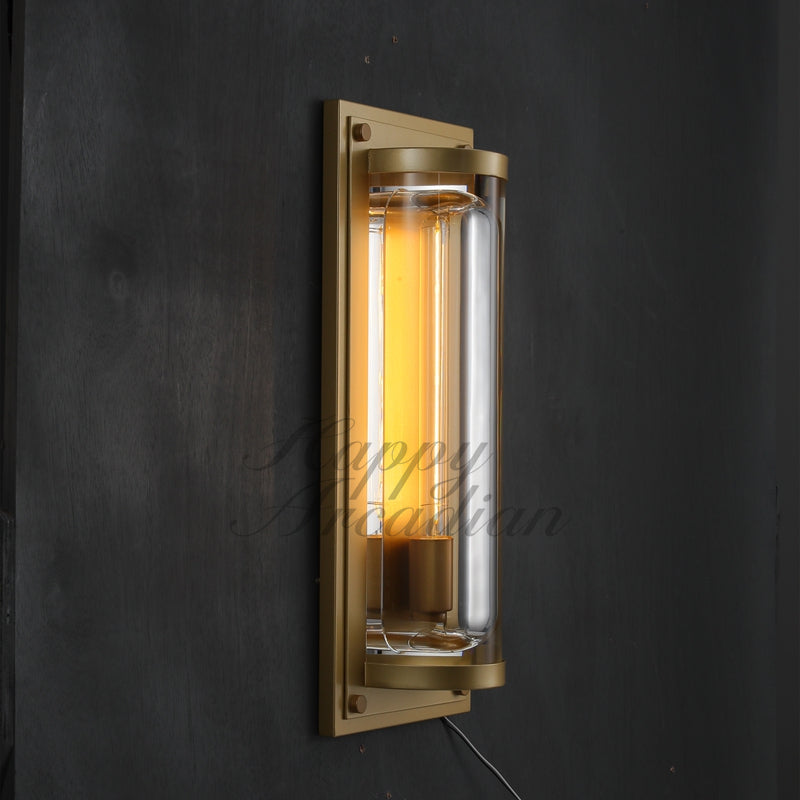 Elowen Glass Wall Sconce, Indoor Wall Lamp Fixture