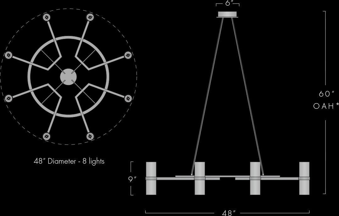 Voltaire Circular Chandelier