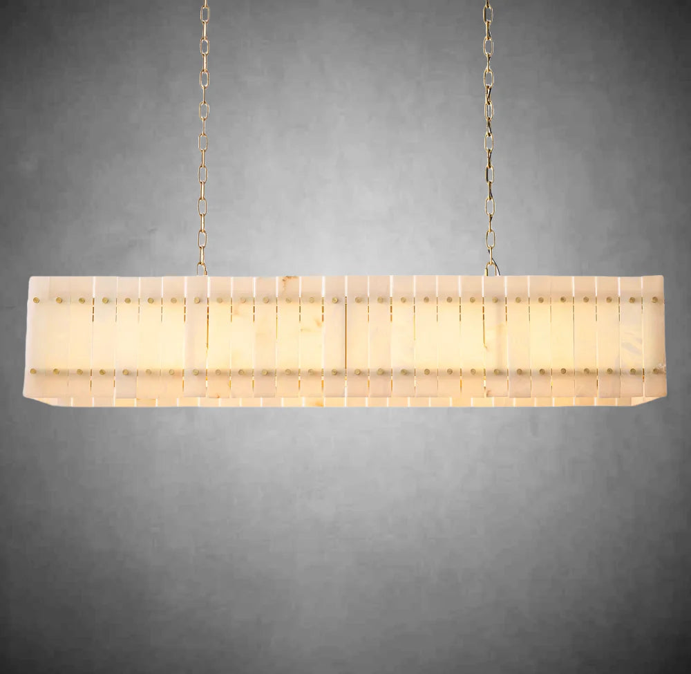 Marino Alabaster Linear Chandelier