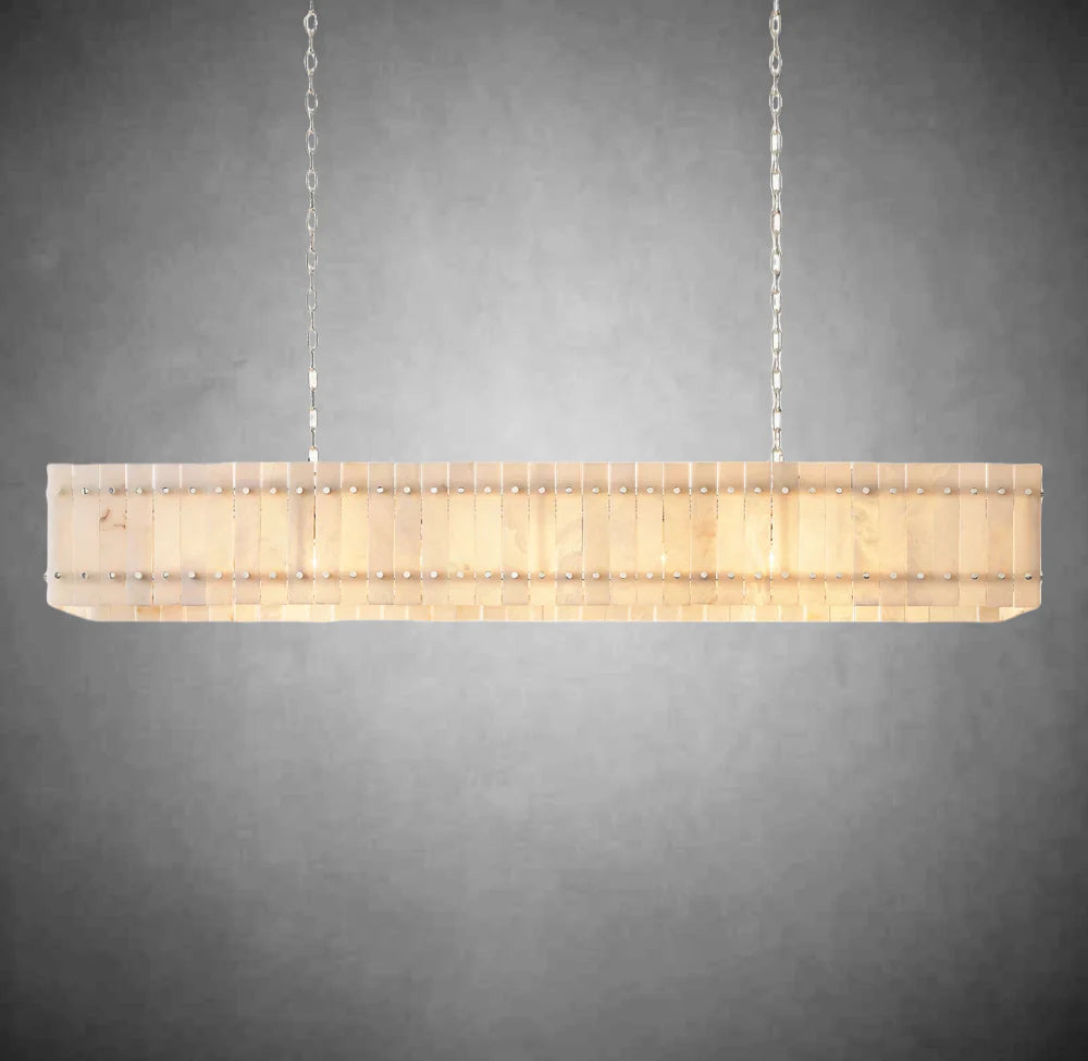 Marino Alabaster Linear Chandelier