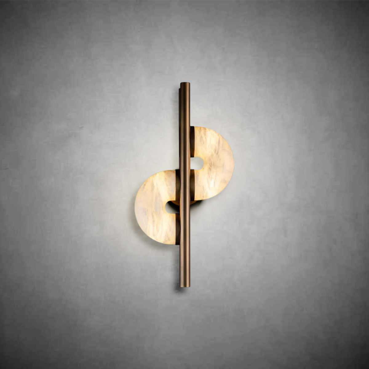 Modern Alabaster Global Wall Light