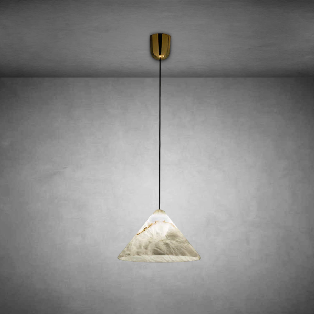 Modern Alabaster Kitchen Island Pendant Light