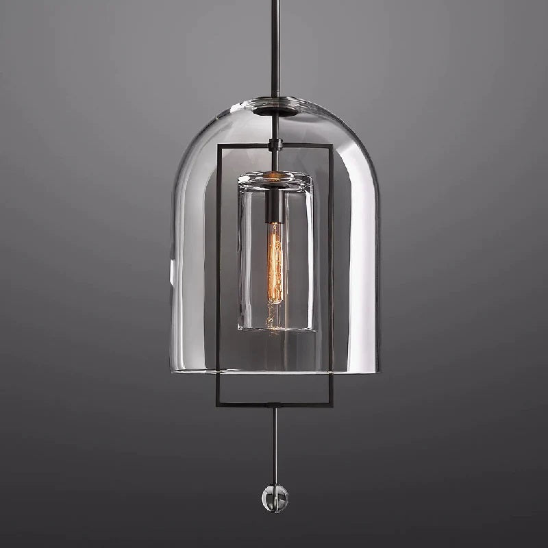 Donie Modern Glass Bell Shade Pendant Light