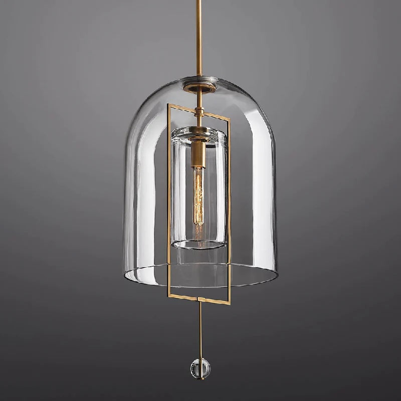 Donie Modern Glass Bell Shade Pendant Light