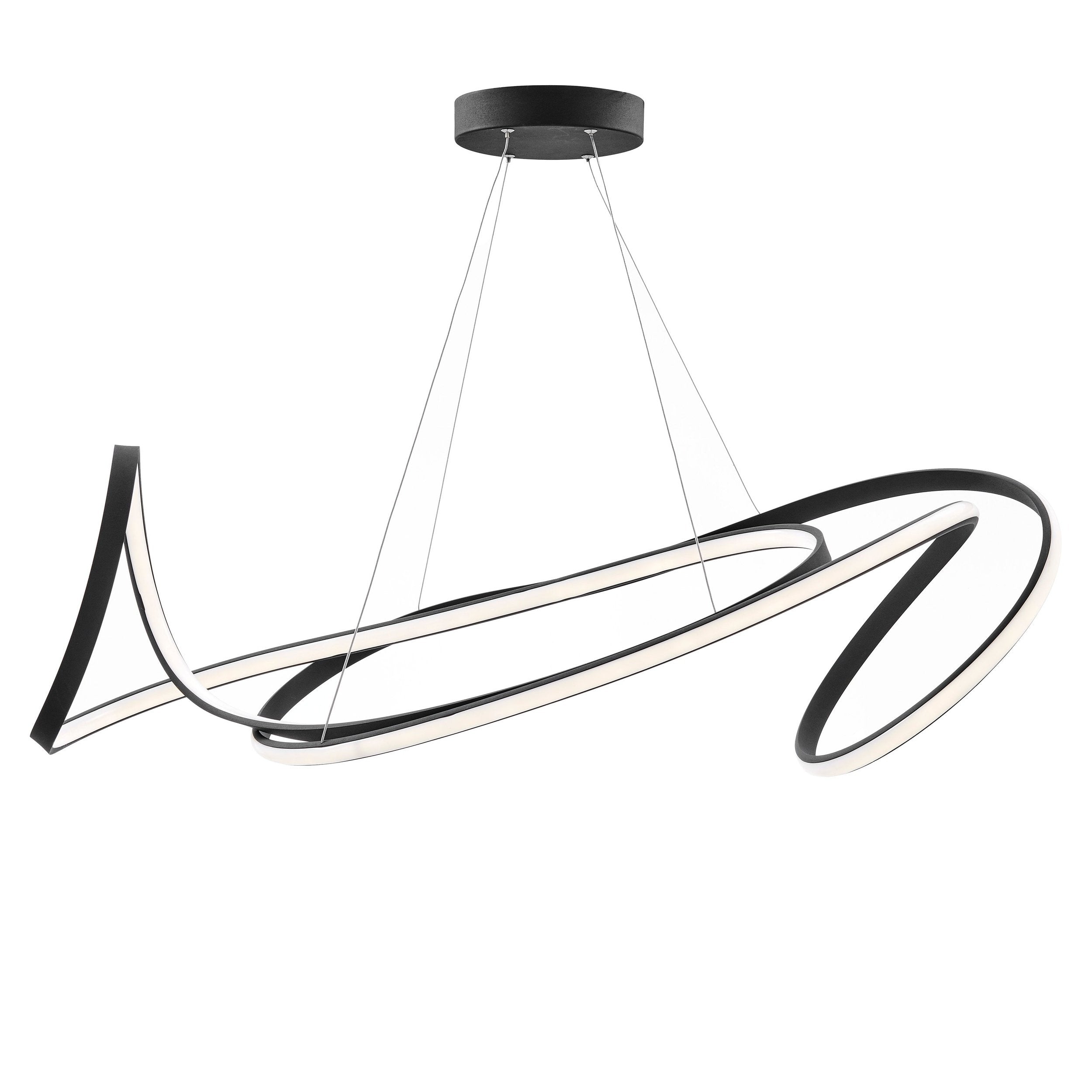 Moscow LED Chandelier Black