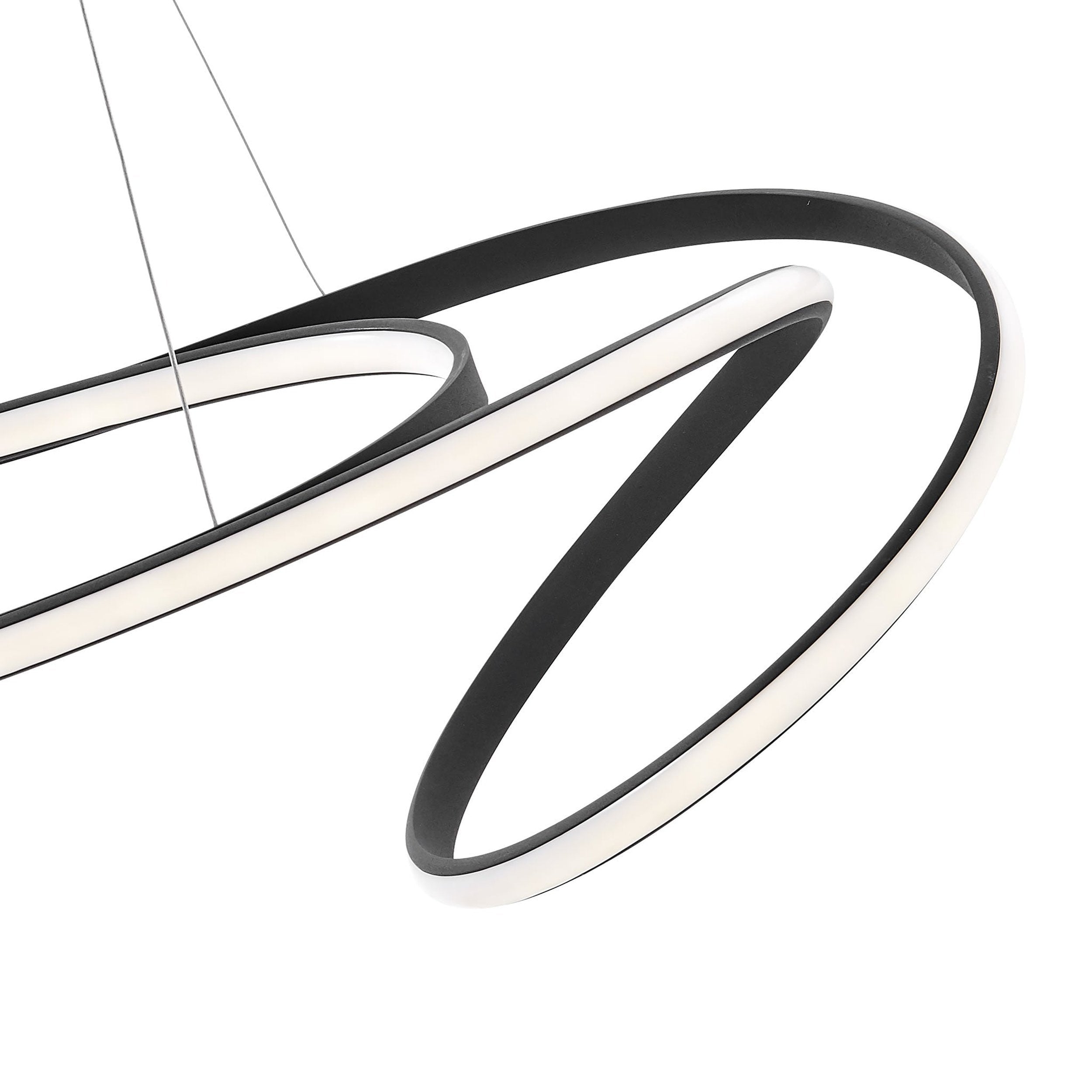 Moscow LED Chandelier Black