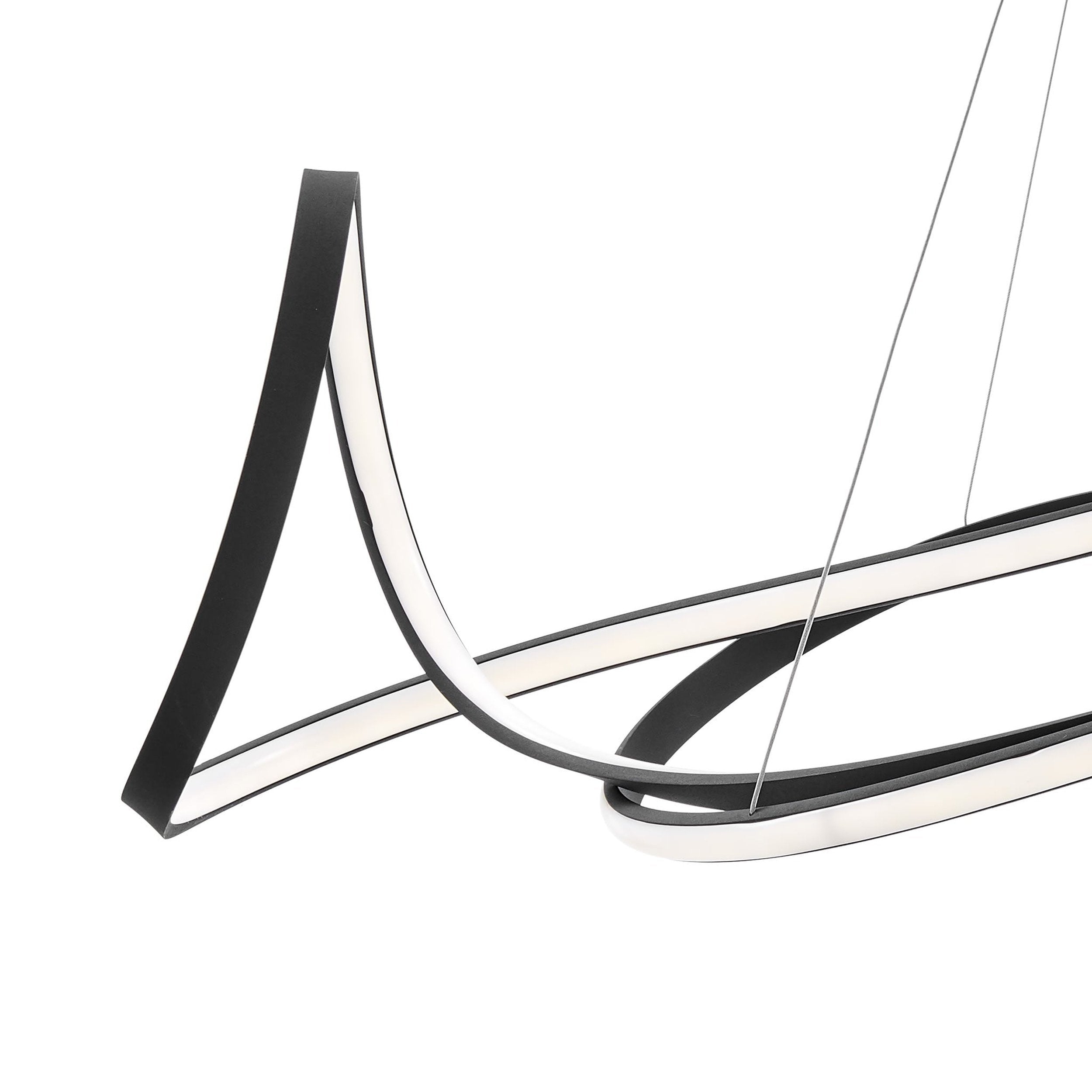 Moscow LED Chandelier Black