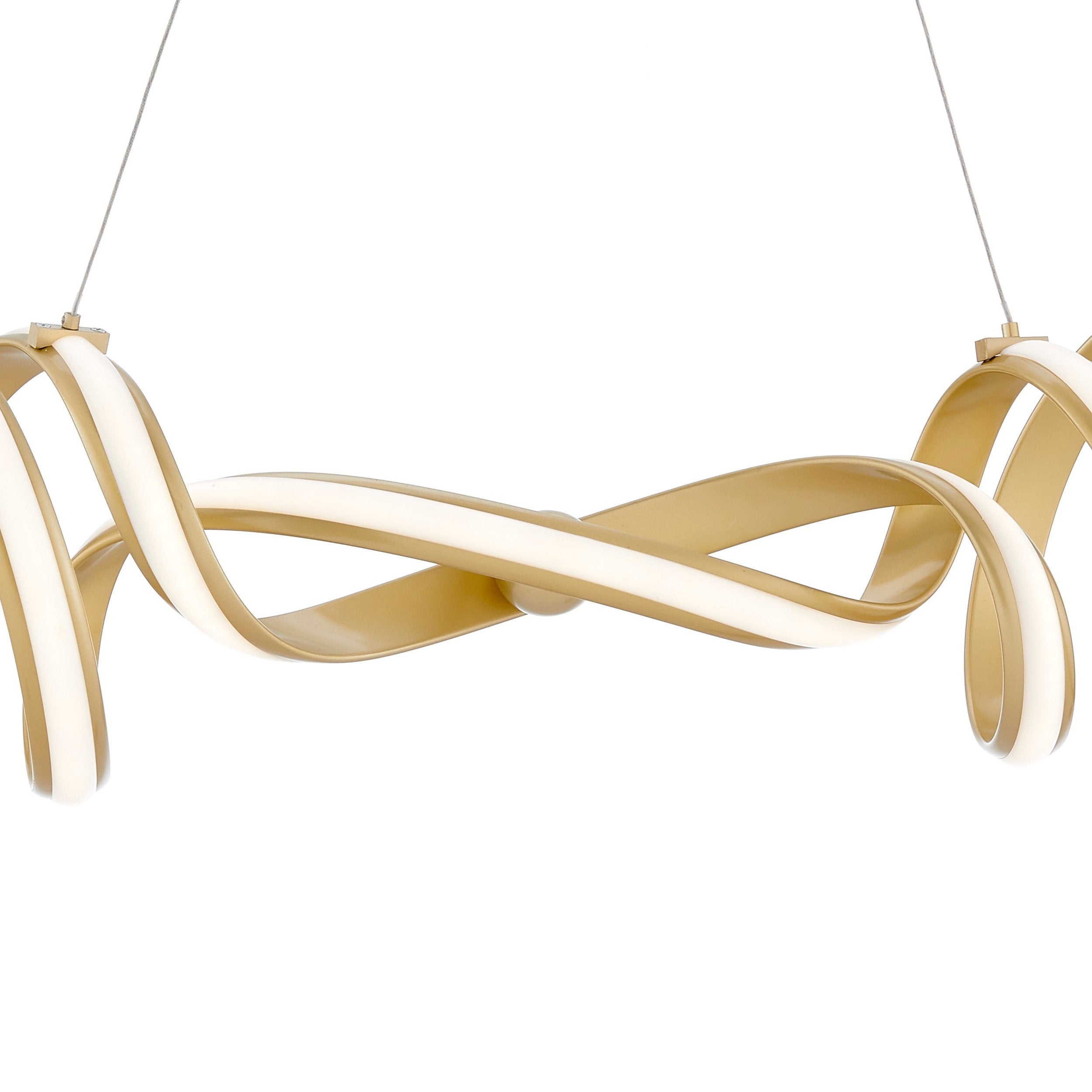 Munich LED Horizontal Chandelier Gold
