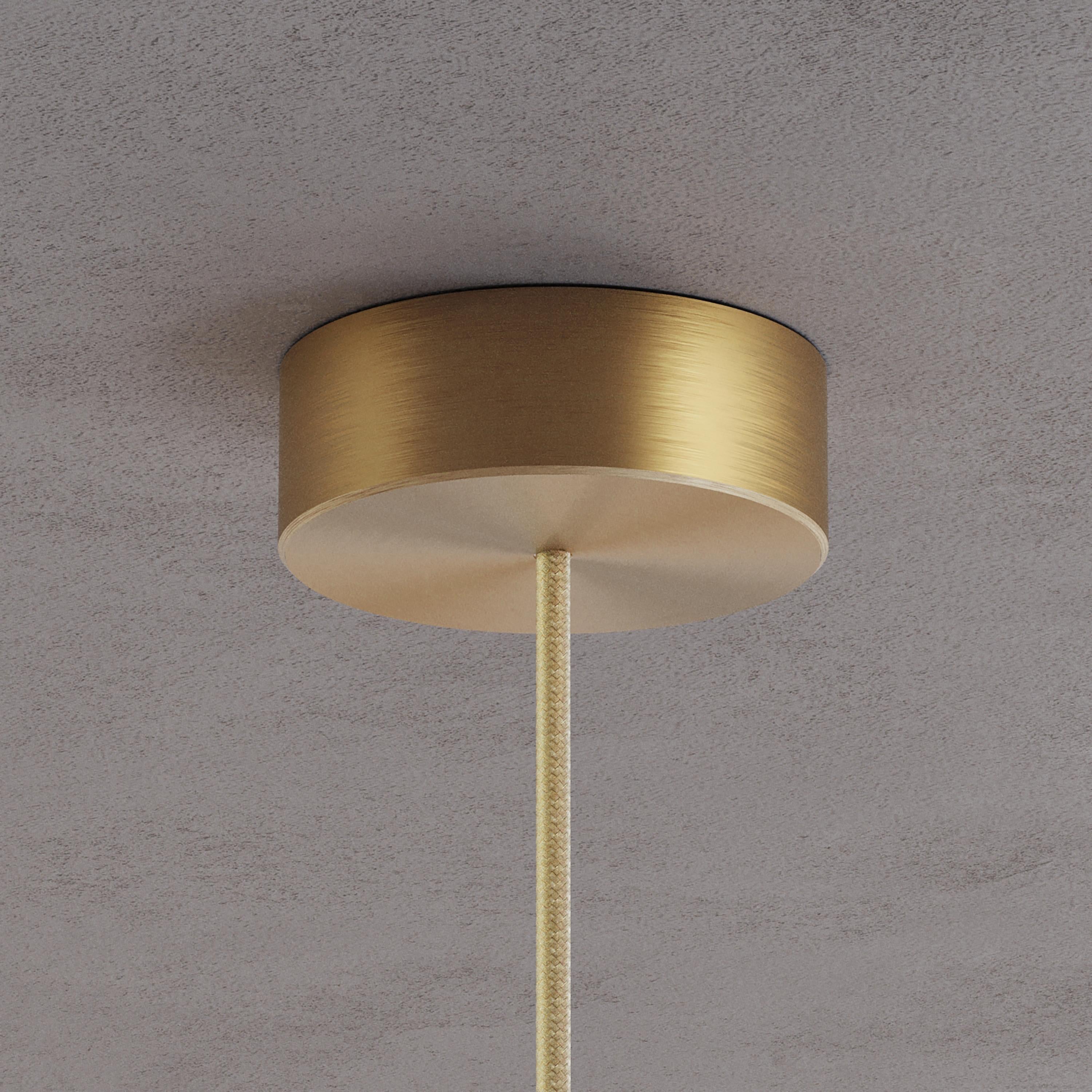 Cosmic Ore Chandelier 100' Bronze Gradient Patinated Brass Ceiling Light