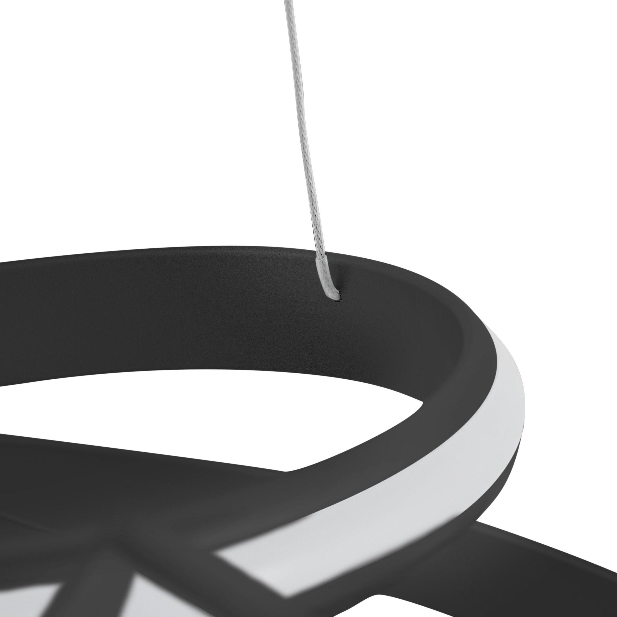 Oslo LED Adjustable Chandelier Black