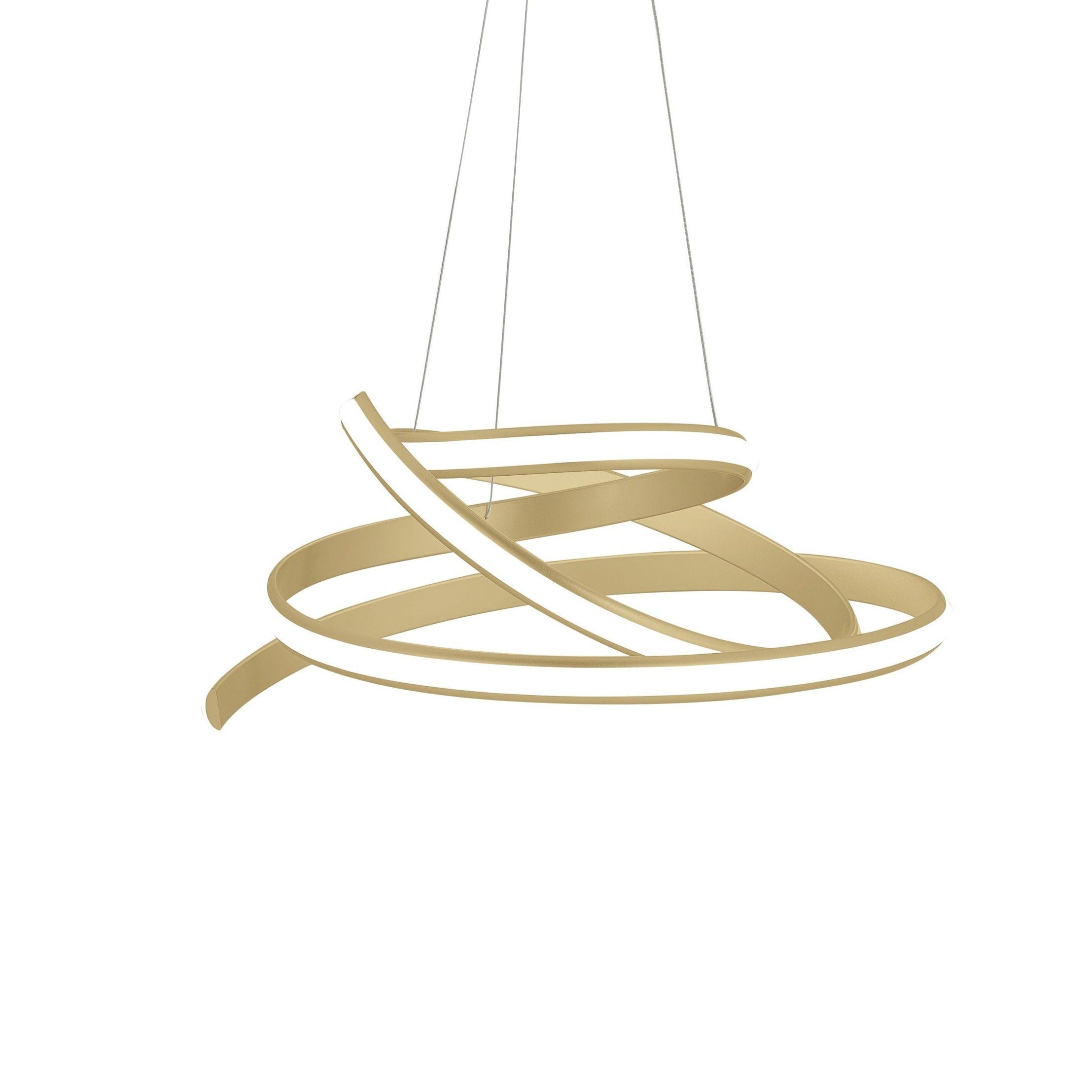 Oslo LED Adjustable Chandelier Gold