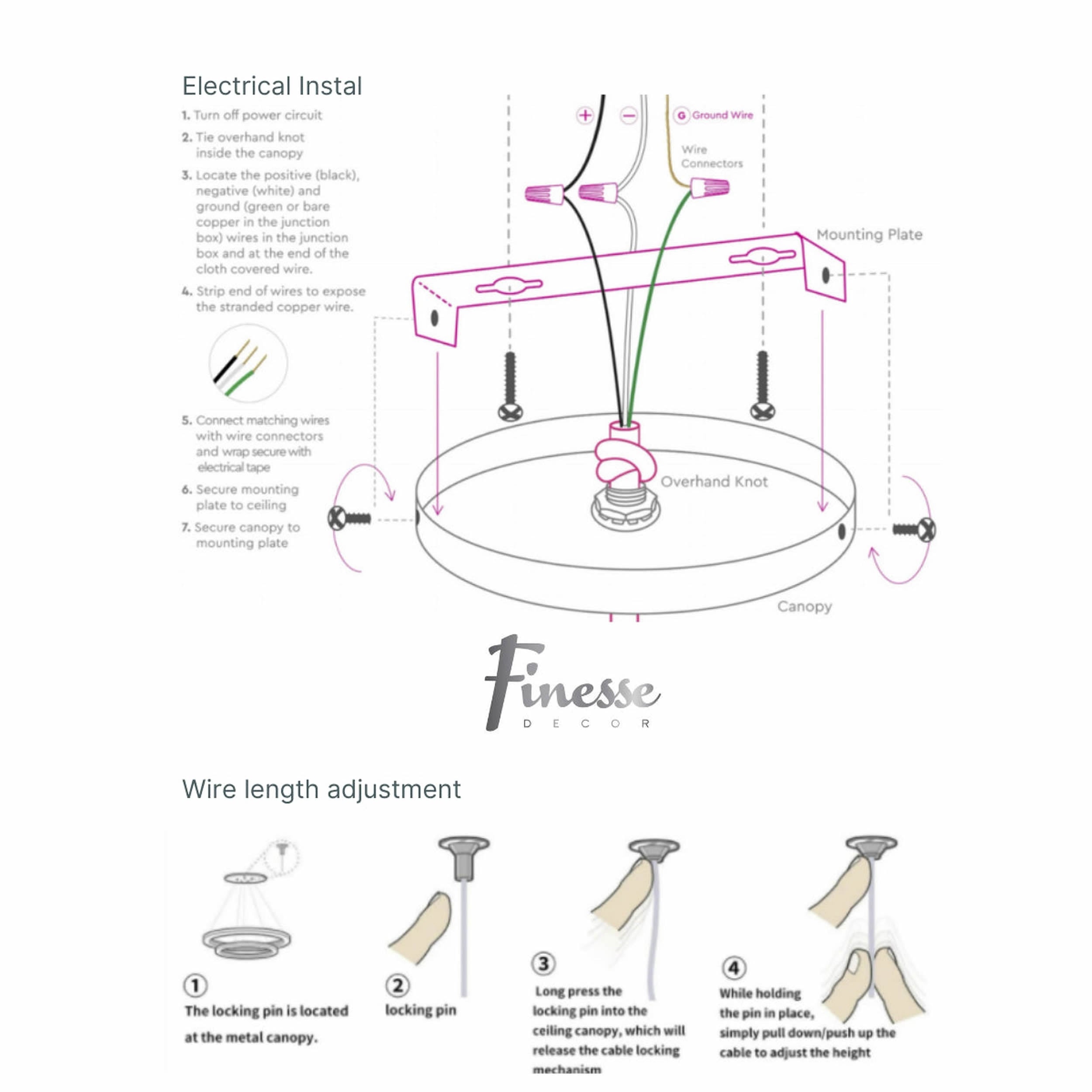 Oslo LED Adjustable Chandelier Chrome