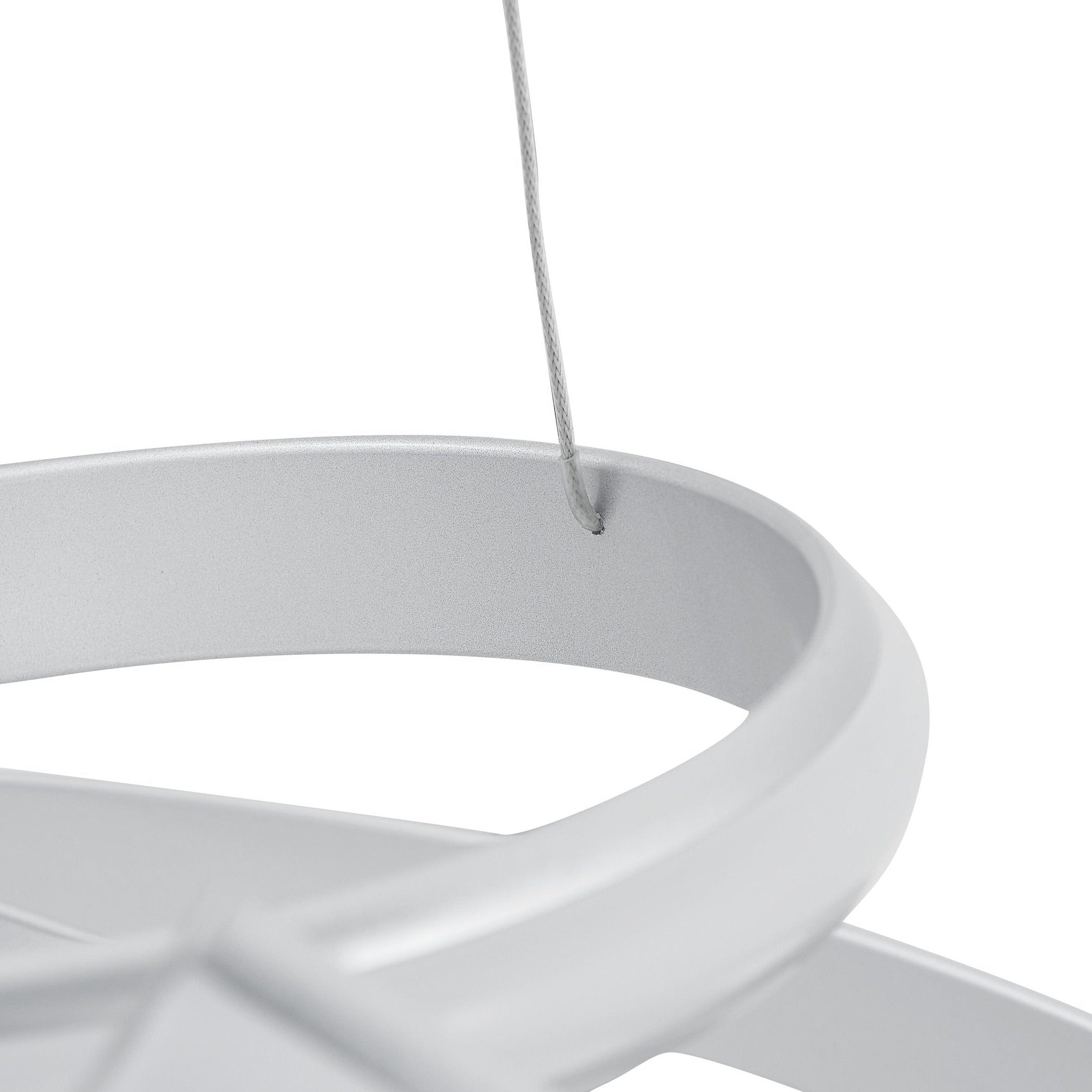 Oslo LED Adjustable Chandelier Silver