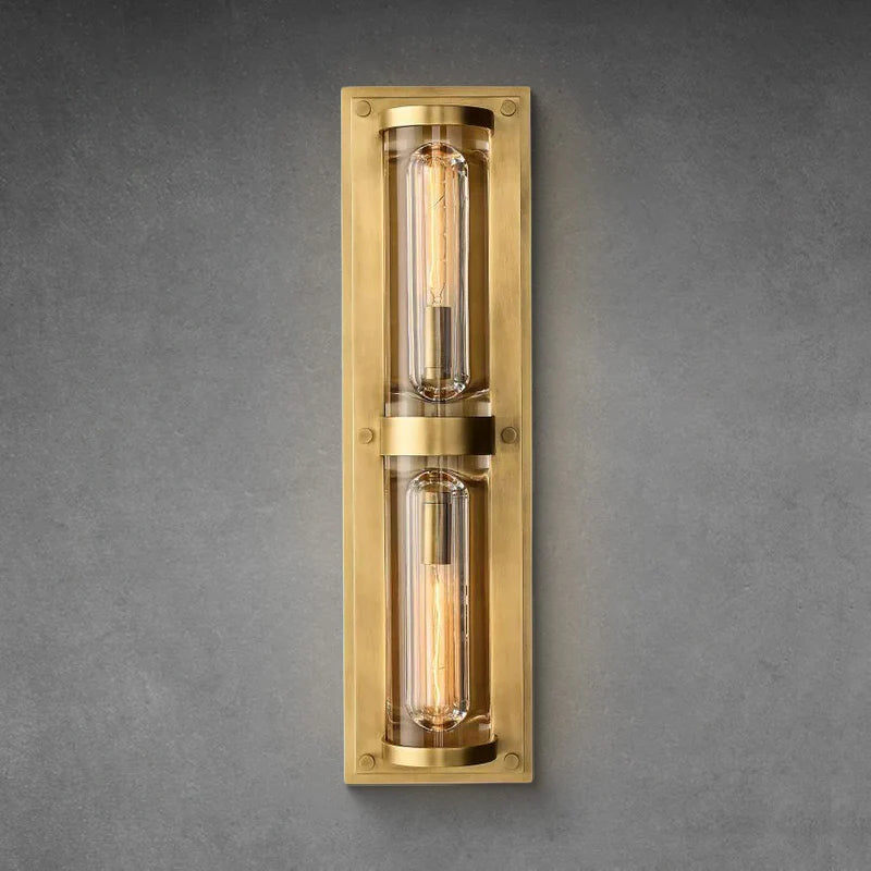 Saviler Modern Glass Grand Round Wall Sconce 28''