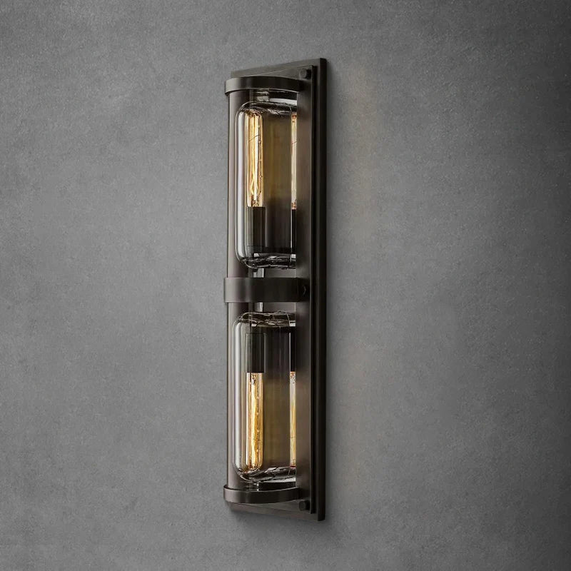 Saviler Modern Glass Grand Round Wall Sconce 28''