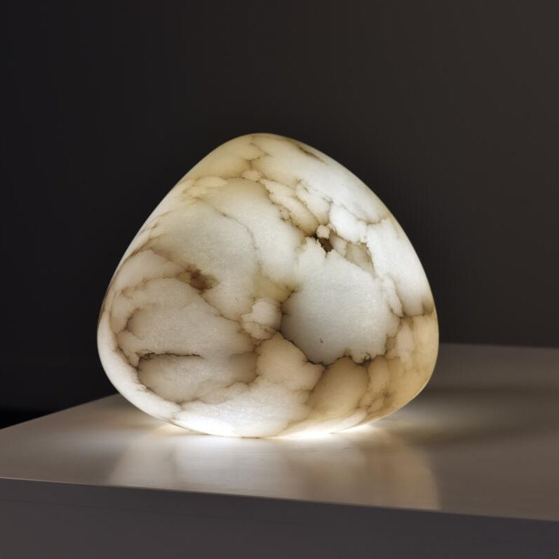 Galet Uno Alabaster Table Lamp