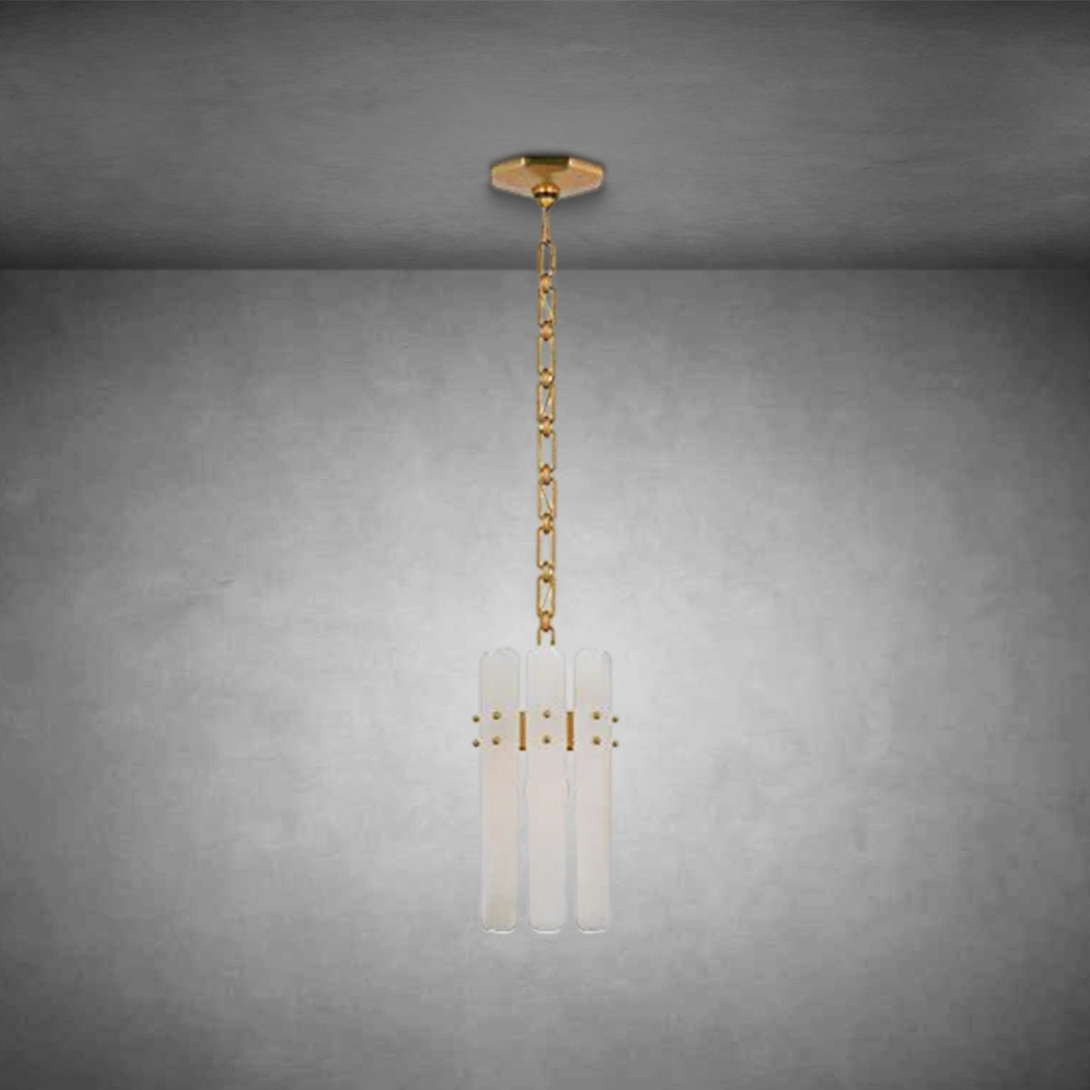 Raffi Boton Kitchen Island Mini Alabaster Pendant Lighting