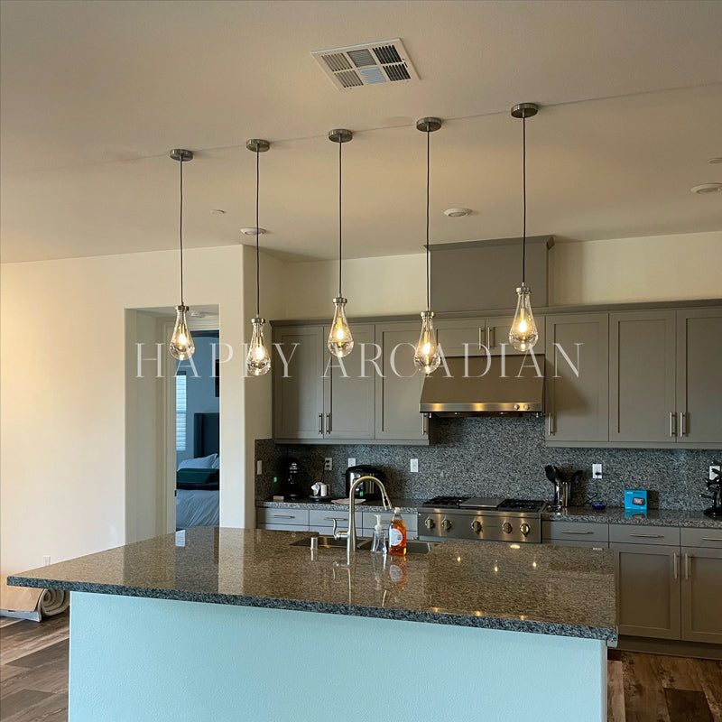 HA Modern Luxury Raindrop Pendant Light (Rod)