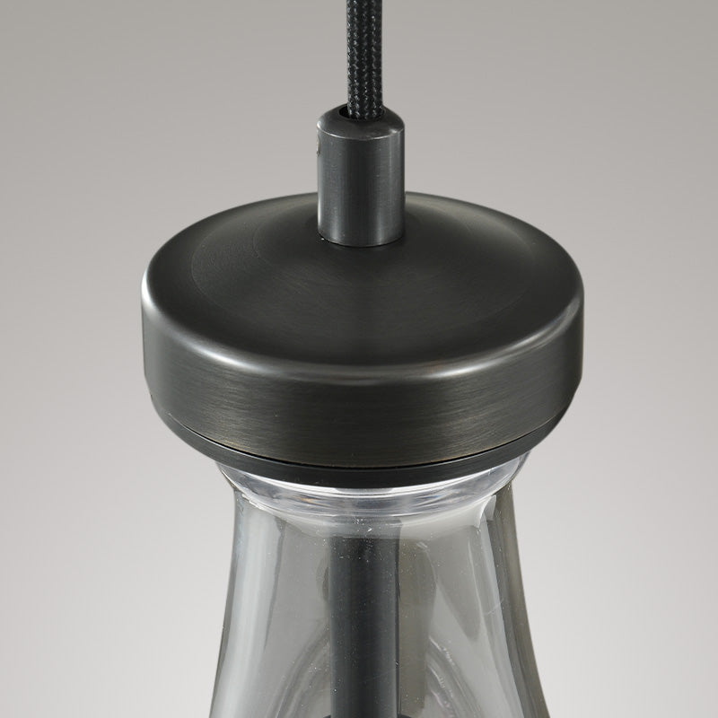 Raindrop round chandelier 8"(cord) 3-Light