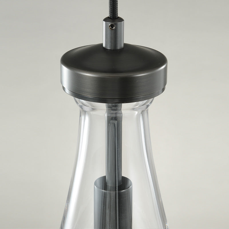 Raindrop round chandelier 8"(cord) 3-Light