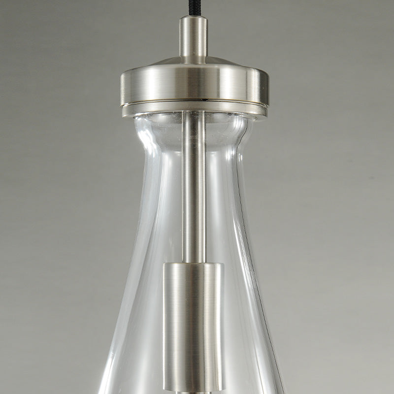 Raindrop round chandelier 8"(cord) 3-Light