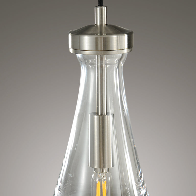 Raindrops Rectangular Chandelier 22" Cord