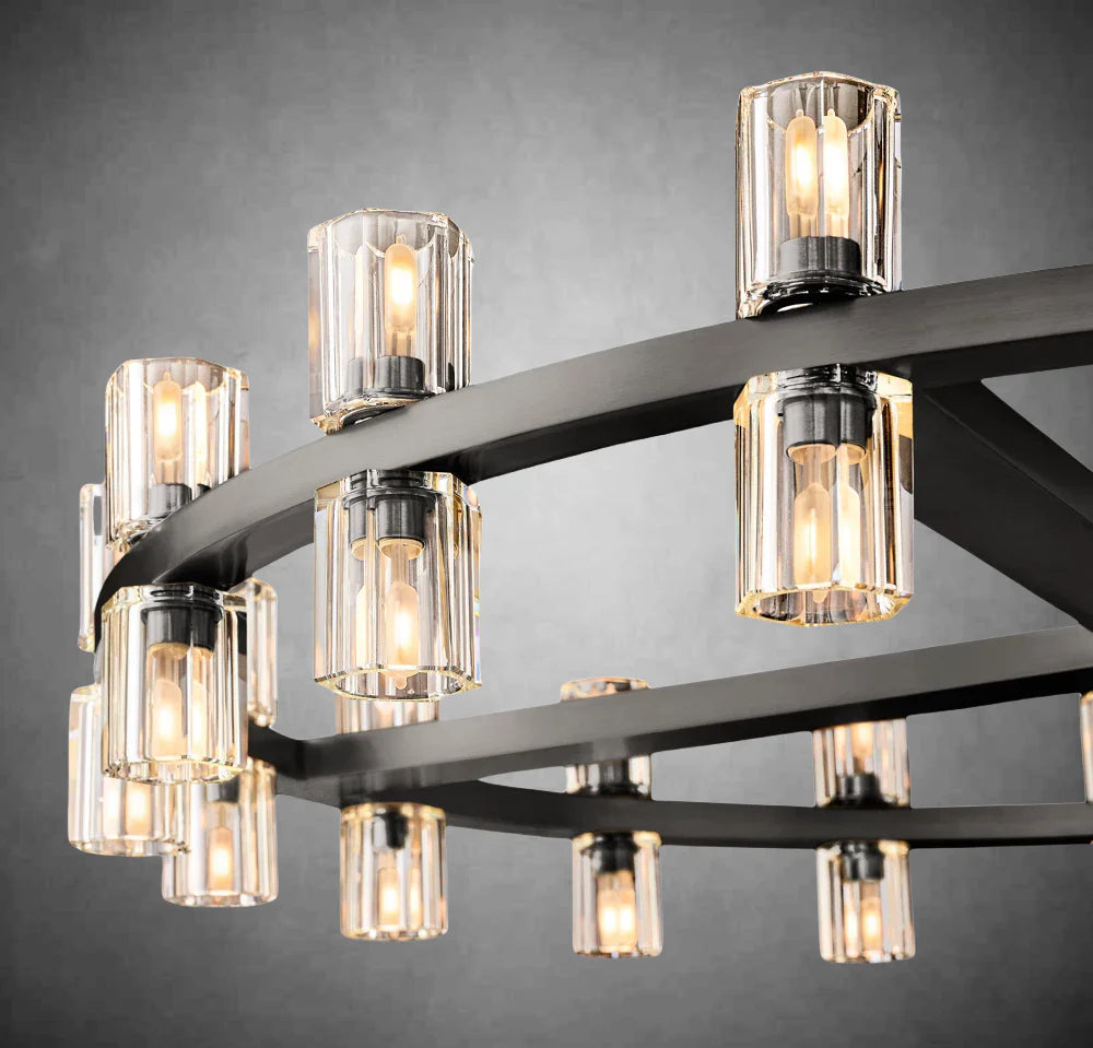 HA Harrison Round Chandelier 36" for Living room