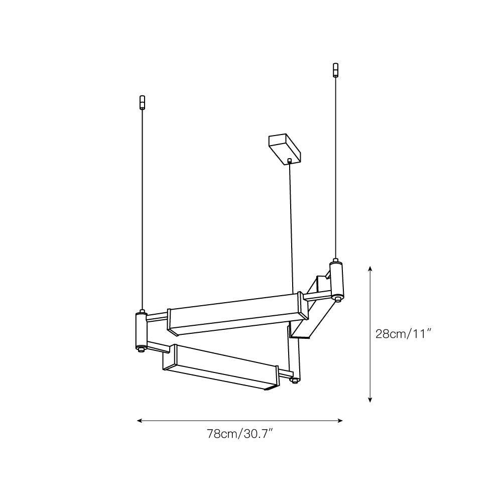 Resident Black Chandelier