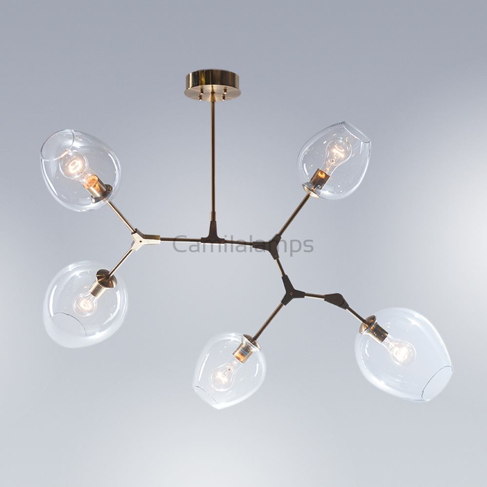 Covington Drop Globe Branching Bubble Chandelier 30''