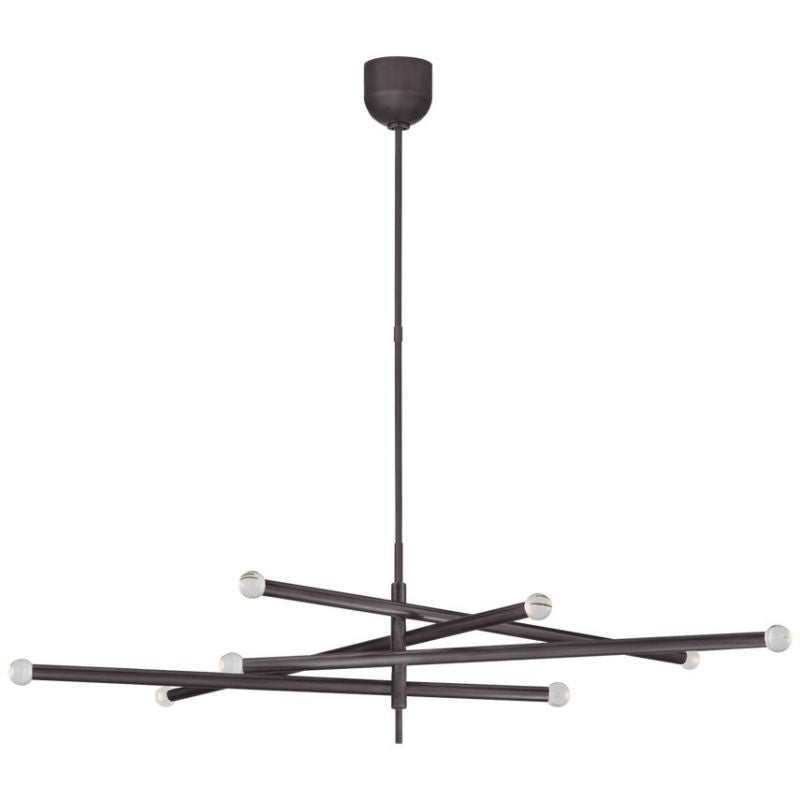 Roussee Grande Eight Light Articulating Chandelier