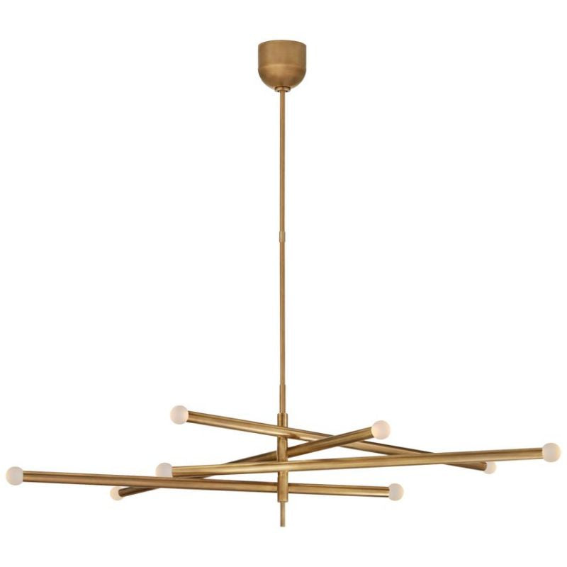 Roussee Grande Eight Light Articulating Chandelier
